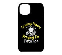 Grading Papers Praying For Patience English Teacher Case for iPhone 13