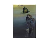 Gradiva Rediscovers The Anthropomorphic Ruins By Salvador Dalí Painter Artwork Poster Art Print Wall Photo Paint Hanging Picture Family Bedroom Decor Gift 24x36inch(60x90cm)