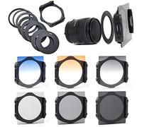 Gradual Grey Orange Blue Filter Kit Cokin P 6pcs Filter Lens + 9pcs Ring Adapter