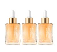 Gradual Self Tanning Face Serum, Add Tanning Drops to Skin Care for Custom Face Tan, Hyaluronic Acid & Coconut Water, Tailor Made Glow, Gradual & Natural Fake Tan (3pc)