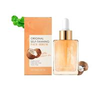Gradual Self-Tanning Face Serum - Natural-Tan - Lightweight & Fragrances-Free - 30ml - Customizable Glow for Face and Body - Sunshine-Free Tanning Cream (1PC)