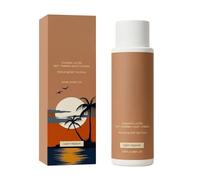Gradual Tanning Lotion, 100ml Skin Tanner Bronzing Lotion, Sunless Brown Lotion for Man Woman, for Face Arm Leg with Home Travel, Vacation, Glow Sunless Self Tanner