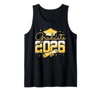 Graduate 2026 Graduation Cap Diploma Celebration Tank Top