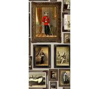 Graduate Collection Wallpaper Colonel Fox (and friends) at the Gentleman's Club CC1GENTLEMENTAUPE