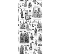 Graduate Collection Wallpaper Fashionista CC1FASWALBLA