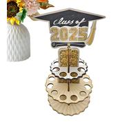 Graduate Money Holder - Class of 2025 Money Holder,Wooden Funny Rack Decoration Box Cake Design for Her Him Boys Preschool Kindergarten College Celebration