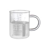 Graduated Beaker Mug With Handle Stylish And Versatile Glass Cup