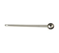 Graduated Coffee Spoon Long Handle Stainless Steel Measuring Tool for Barista Espresso Milk Shake Stirring 25mm(10ml)