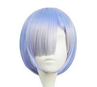 Graduated Color REM Cosplay Wig Or RAM Cosplay Wigs Re:Zero Starting Life In Another World Costume Play Halloween Costumes bl
