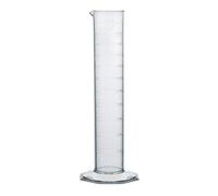 Graduated Cylinder, 1000mL - Class A Tolerance - Octagonal Base - TPX Plastic - Industrial Quality, Autoclavable - Eisco Labs
