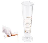 Graduated Cylinder, Glass Conical Beaker, Lab Graduated Measuring Cup With Spout Wide Mouth, Liquid Dispenser for Laboratory and School (20ml)