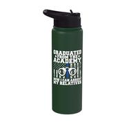 Graduated from The Academy Police Stainless Steel Insulated Water Bottle