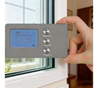 Graduated Glass Thickness Gauge LS201 - Professional Single-Sided Meter For Laminated & Multi-Pane Glass, ±0.1mm Accurate, Measures Total Thickness & Air Gaps, Digital Readout.