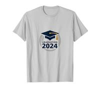 Graduation 2024 Celebratory Cap Design for Grads T-Shirt, Men, Silver, XL
