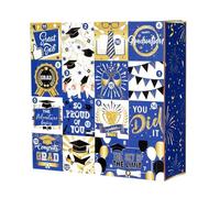 Graduation Advent Box - 2026 Self-Assembly Fillable Advent - Grad Congratulation Packaging Inner Box - for Bachelor College High School Party Celebration Event