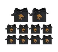 Graduation Bags - Self Adhesive Graduation Cookie Bags, Kraft Paper Candy Packaging | 10x Candy Preferred Bags for Graduation Congratulations Graduate Sack
