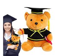 Graduation Bear, 2024 Graduation Stuffed Animal, 7 Inch Graduate | 2024 , with Dress, Hat, Set for Friends