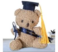 Graduation Bear - 5.1 Inch Bear Plush With Cap & Gown, Soft Cuddly Be-ar With Round Eyes & Small Ears, Heartfelt Graduation Ceremony Gift For Students Friends Give Her Or His Keepsakes & Mementos Toy