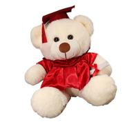 Graduation Bear Doll - Graduation Bear Enterred Animal, Graduation Bear Poll GarpEd, Celebrate Academic Milestones Soft Comforting Pillows Pouet for Sofa Attached Easy to Carry