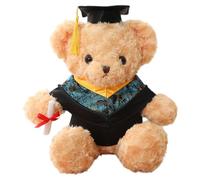 Graduation Bear, Graduation | Decorative Huggable Pillow | Graduation Wears for Her, College, High School, Plush Animal with a
