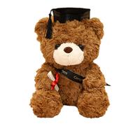 Graduation Bear - Graduation Plush Bear | Graduation Bear Gifts for Her | Graduation Plush Bear with Hat | Graduation Gift with Teddy | Plush Doll with Bear
