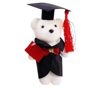 Graduation Bears - Ceremony Animals | Plush Animal for Sitting Position with Autograph Space Special Keepsake Gift for Teachers and Students
