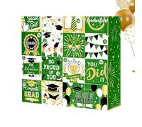 Graduation Box | 16-Day Empty Reusable Decoration,Graduation Countdown Calendar - for Son Daughter Family Friends College Snacks Chocolables Desktops Desks