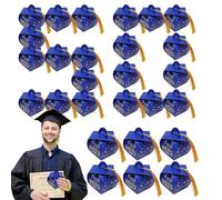 Graduation Boxes 2025 Decorative Confetti Centerpiece in Bulk | Graduation Hat Box for Centerpieces for Parties Wedding Graduation Prom Birthdays Bride Shower and Retirement