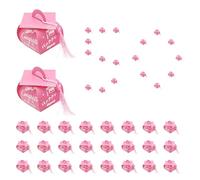Graduation Boxes - Gradation Candy Box 50X,Doctoral Hat Design Souvenir Holder Decoration for College Class High School Guest Centerpiece