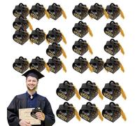 Graduation Boxes,Graduation Party Box 2025 with Tassels | Decorative Grad Party Candy Containers for Middle High School Prom Kindergarten College