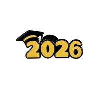 Graduation Brooch - 2026 Grad Lapel Pin Badge Set, Decorative Ceremony Accessory | Elegant Outfit Accent For Teachers Schools Students High School College Collars Scarves Jackets Party Banquet Use