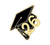 Graduation Brooch Pin | Congrats Clothes Decor - Class of 2026 Graduation Brooch | for Shawl Scarf Sweater Coat Jacket Collar Banquet Party High School College Student Teacher School