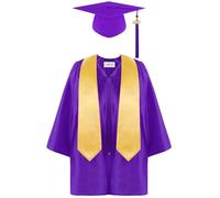 Graduation Cap and Gown Set, Graduation Cap and Gown Set for Kids, 2025 Boys Girls Primary School with Matching Hat & Tassel Kindergarten