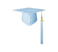 Graduation Cap for Adults and Kids 2026 Mortor Board Academic High School University Motorboard Hat with Tassel Academic Master Ceremony Costume Preschool Kindergarten Ceremonies (Sky Blue,One Size)