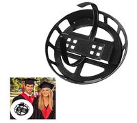 Graduation Cap Headband Anti-Slip Head Band Insert Graduates Must-Have Accessories to Avoid Messing Up Hairstyle Keep Your Natural Hair on Grad Day and Secure Your Cap White (Black, One Size)