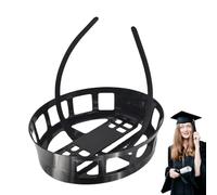 Graduation Cap Headband - Fixed Bracket Grad Cap Headband | Boosting Confidence Grad Band Insert | Anti-Fall Hairband Suitable for Students and Teachers Graduation Season