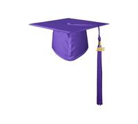 Graduation Cap Headband, Graduation Cap Hats Kids Adults Preschool 2025 School with Tassel Shiny Props Summer High School College Costume, Purple, One Size