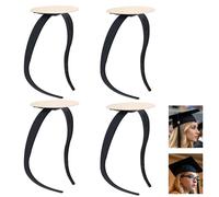 Graduation Cap Headband Insert, Grad-Cap Stabiliser, unique design compatible with glasses, available for graduates (2, same size)
