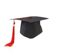 Graduation Cap with Tassel for Adult 2025 Graduation Hats Preschool Kindergarten Academic Dresses Bachelor Caps for Kids 1pc Graduate's Dress Dress Up Props