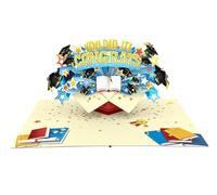 Graduation Card - 3D Pop Up Card- You Did It! Congrats - Perfect for College, University, High School, or Preschool Graduates