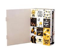 Graduation Card Box,2026 Funny Paper 12-Day Countdown - Graduation Keepsake Box Candy Holder | for Kids Adults Graduates High School College Celebration Birthday Holiday