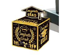Graduation Card Box | 2026 Pull-Out Reusable with 30 Bags | Funny Holder for Cash | for Children, Adults, Students, Teenagers, High School Birthdays, Holidays, Part