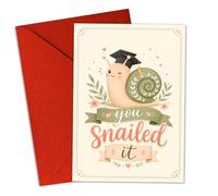 Graduation Card for High School or College Graduate, Congratulations Graduation Card Gift for Him or Her, Inspirational Congrats Grad Greeting Card from Family Friends for Class of 2026 (GRAD11)