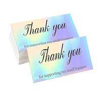 Graduation Cards - Appreciation Notes Set, Message Inserts 50 Packs | Blank Thank You Stationery for Teachers, Mentors, Coaches, Colleagues, Employees, Students, Recognize