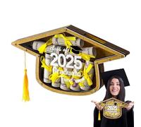 Graduation Cash Box, Graduation Cash Holder Box, Wooden Centerpiece Graduate Keepsake for High School Senior College University Daughter Son Women Him Her