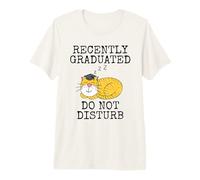Graduation Cat, Recently Graduated, Senior 2025 Funny Premium T-Shirt