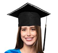 Graduation Ceremony Bachelor Hat | Bright Student Hat Child - University Ceremony Accessories, Tassel Hairstyle for Themed Parties High School & College Event