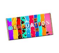 Graduation Chocolate Bar Wrapper Novelty Gift for Son Daughter brother sister friend mate lover Graduated (#1251) (without chocolate bar)