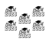 Graduation Class 2026 Stickers, Pack of 6 Decorative Envelope Seal Stickers, Sealing Stickers for the Vintage 2026 | for Envelopes, Boxes, Bags, Cards Announcements