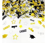 Graduation Confetti 2025 | Glitter Confetti Sprinkles for Party Table Scatters Decoration | Graduation Party Decoration for Home, College, Senior, High School Prom | Metallic Foil | 45g 1.5OZ 1100Pcs